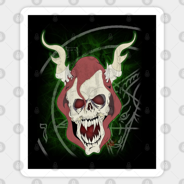 Horned King Sticker by schockgraphics